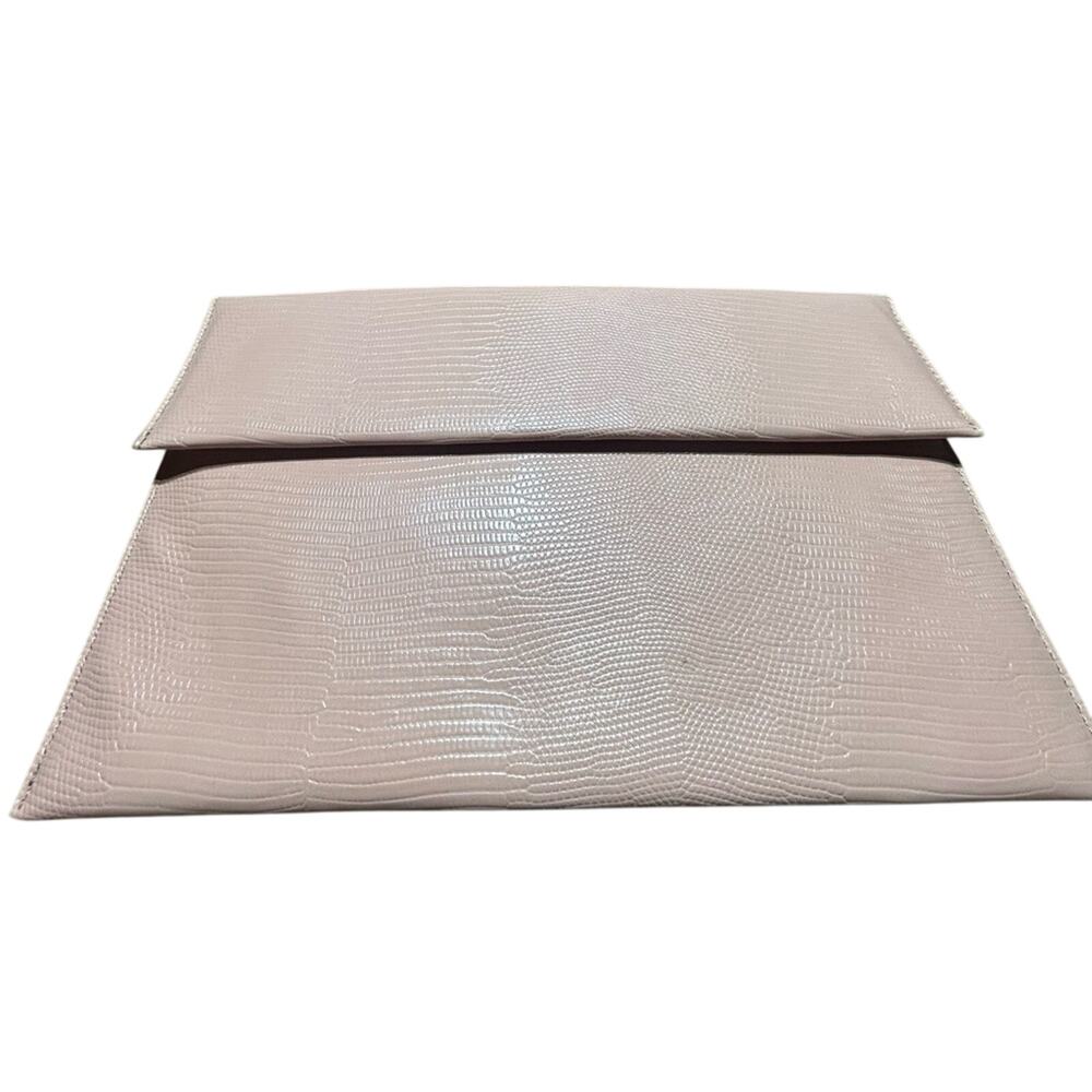 Glitzy Girl Pink Textured Clutch with silver chain